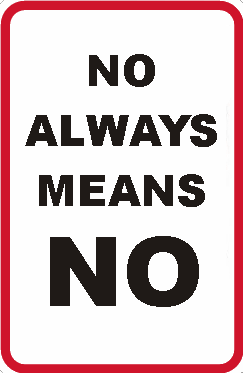 No always means NO at swingers clubs or parties